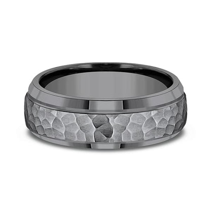 Tantalum Comfort-fit Design Wedding Band