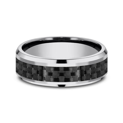 Tungsten Comfort-Fit Design Wedding Band
