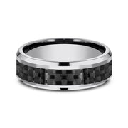 Tungsten Comfort-Fit Design Wedding Band
