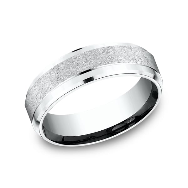 Comfort-Fit Design Wedding Ring