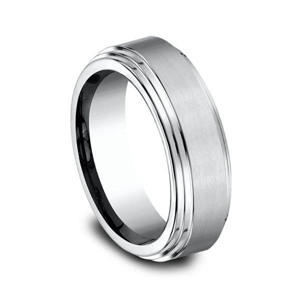 Comfort-Fit Design Wedding Ring