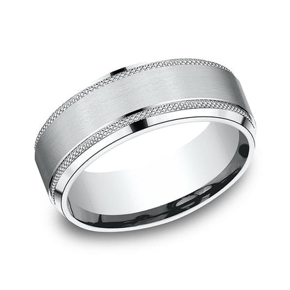 Comfort-Fit Design Wedding Band