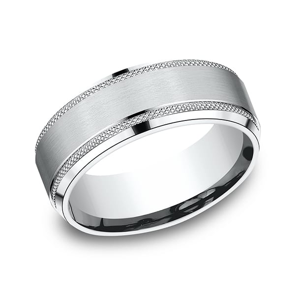 Comfort-Fit Design Wedding Band