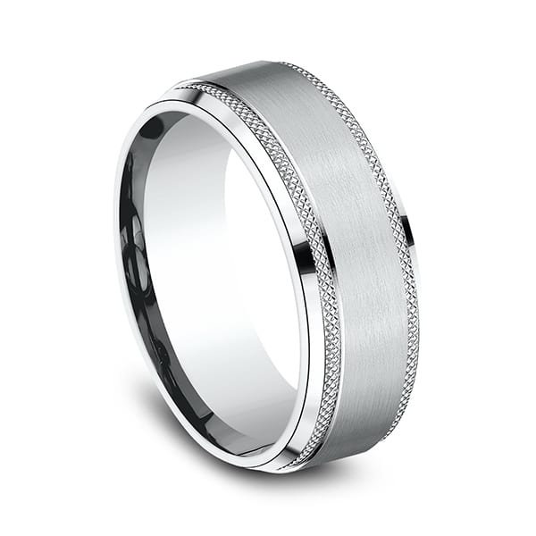 Comfort-Fit Design Wedding Band