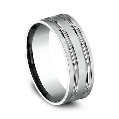 Comfort-Fit Design Wedding Ring