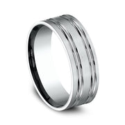 Comfort-Fit Design Wedding Ring