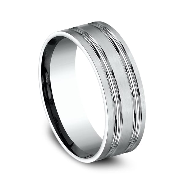 Comfort-Fit Design Wedding Ring