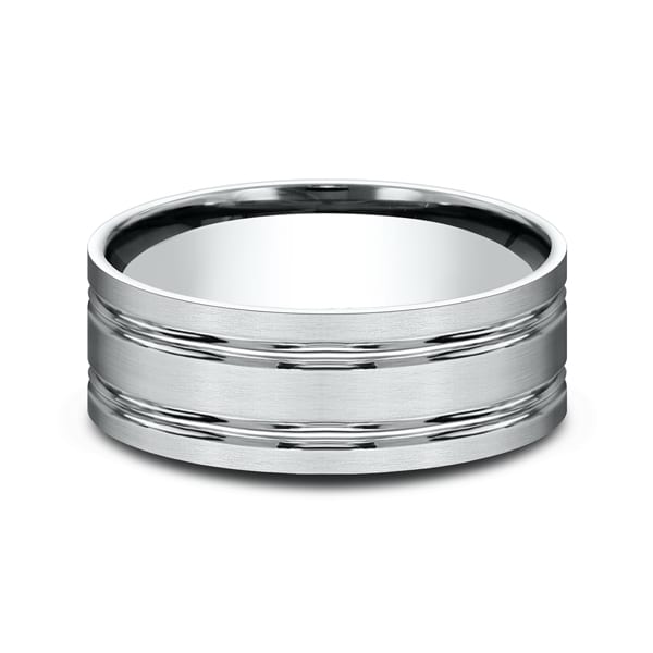 Comfort-Fit Design Wedding Ring