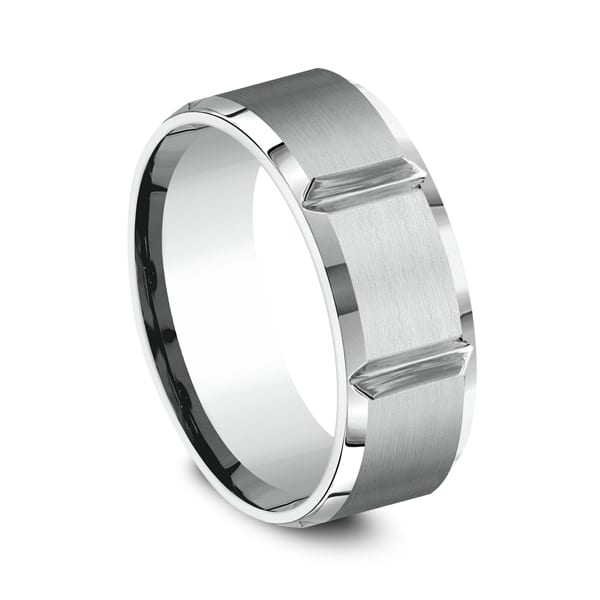 Comfort-Fit Design Wedding Ring