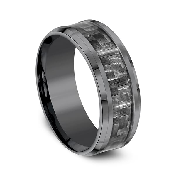 Tantalum Comfort-fit Design Wedding Band