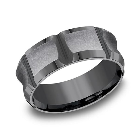 Tantalum Comfort-fit Design Wedding Band