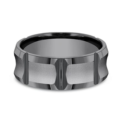 Tantalum Comfort-fit Design Wedding Band