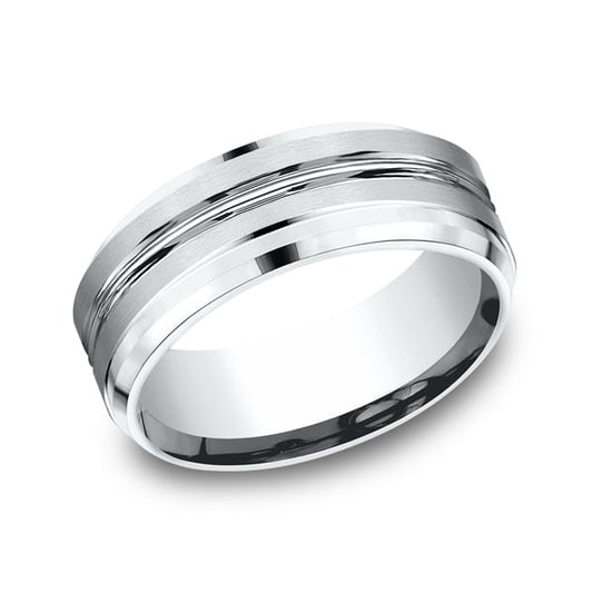 Comfort-Fit Design Wedding Ring