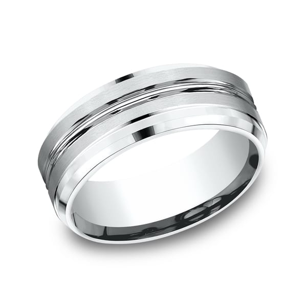 Comfort-Fit Design Wedding Ring