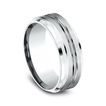 Comfort-Fit Design Wedding Ring
