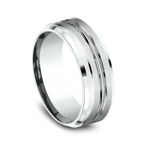 Comfort-Fit Design Wedding Ring
