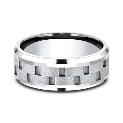 Cobalt Comfort-Fit Design Wedding Band