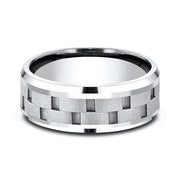Cobalt Comfort-Fit Design Wedding Band