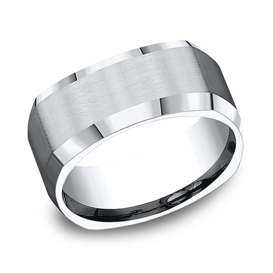 Cobalt Comfort-Fit Design Wedding Band