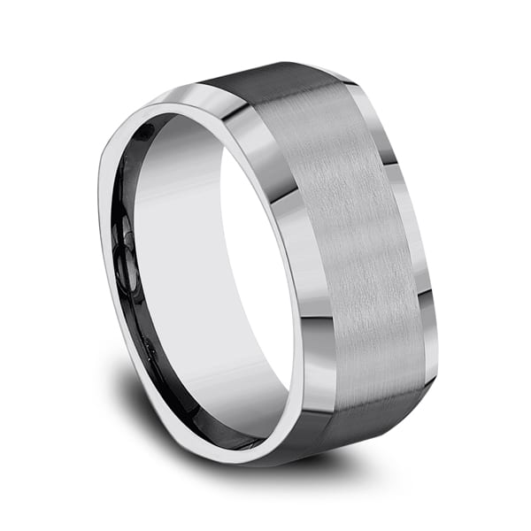 Cobalt Comfort-Fit Design Wedding Band