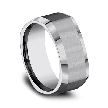 Cobalt Comfort-Fit Design Wedding Band