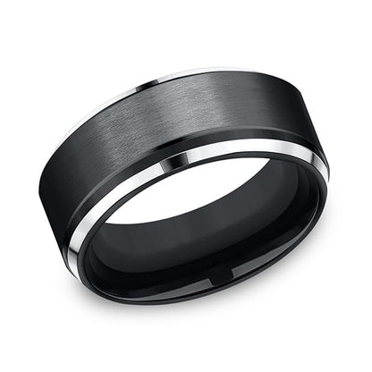 Cobalt Comfort-Fit Design Wedding Band