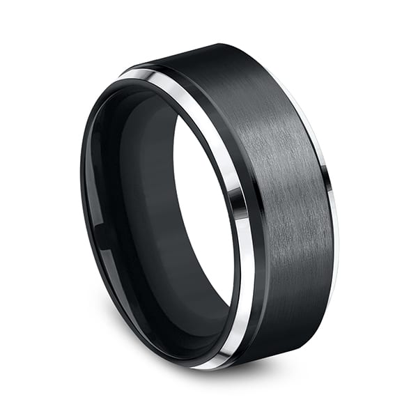 Cobalt Comfort-Fit Design Wedding Band