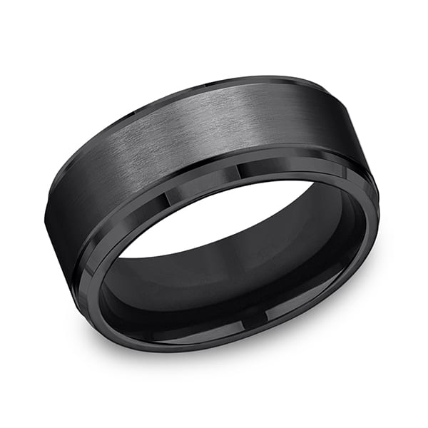 Cobalt Comfort-Fit Design Wedding Band