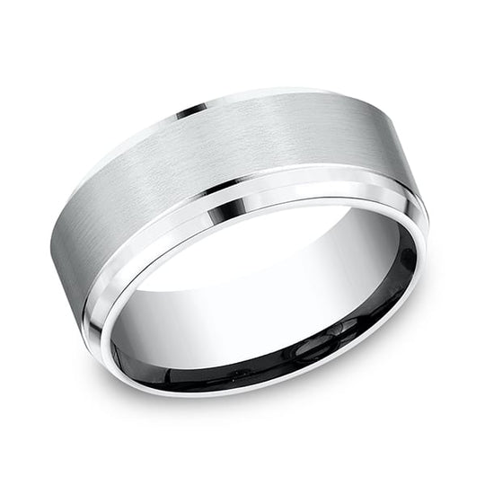 Cobalt Comfort-Fit Design Wedding Band