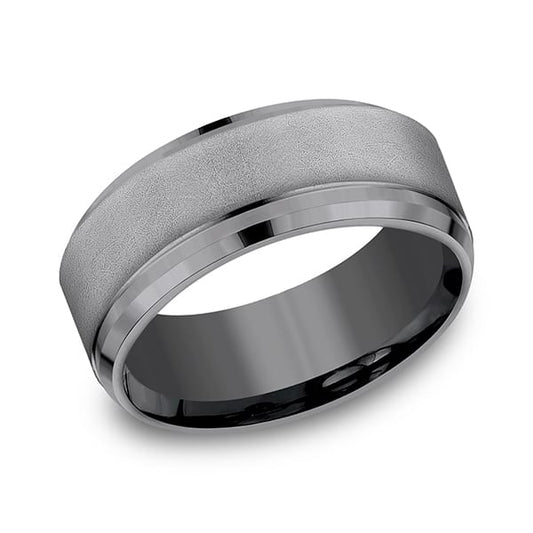Tantalum Comfort-fit Design Wedding Band