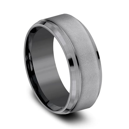 Tantalum Comfort-fit Design Wedding Band