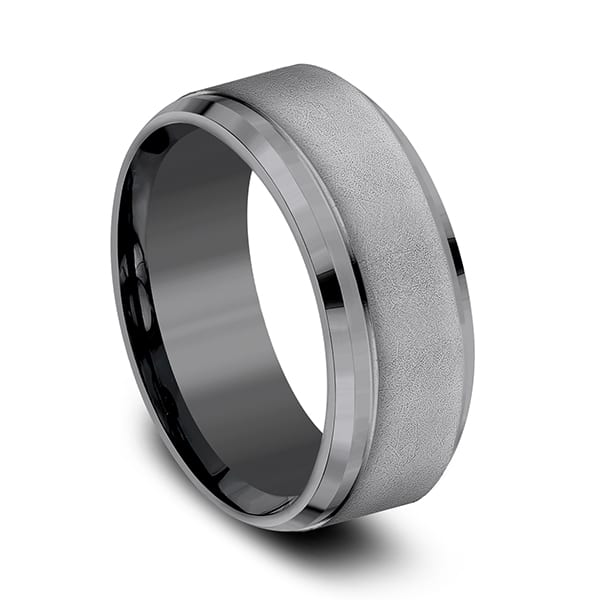 Tantalum Comfort-fit Design Wedding Band