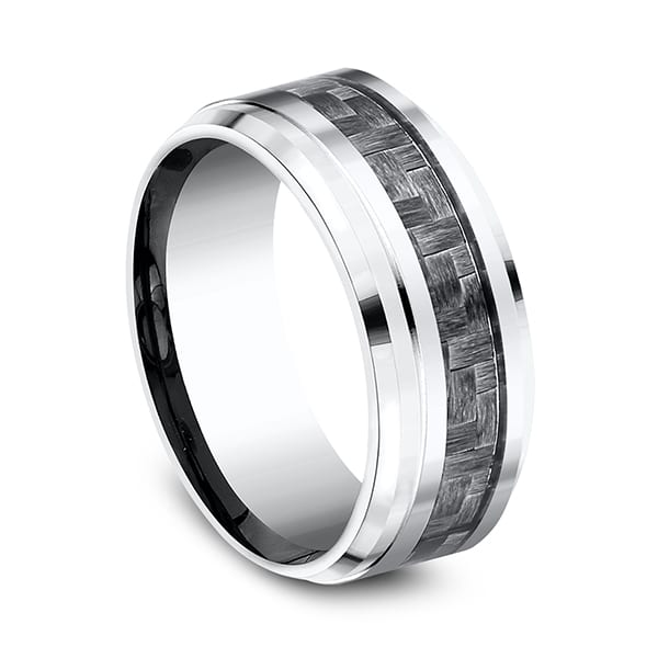 Cobalt Comfort-Fit Design Wedding Band