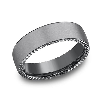 Tantalum Comfort-fit Design Wedding Band