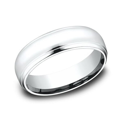 Comfort-Fit Design Wedding Band