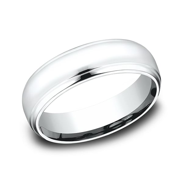 Comfort-Fit Design Wedding Band