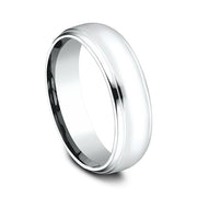 Comfort-Fit Design Wedding Band