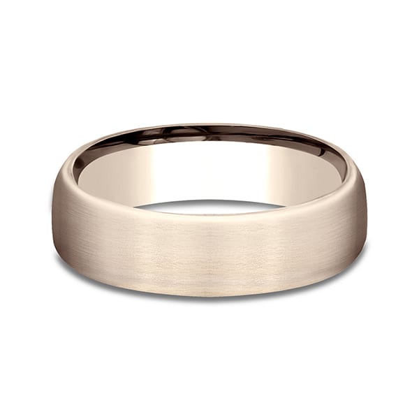 Comfort-Fit Design Wedding Band