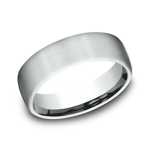 Comfort-Fit Design Wedding Band
