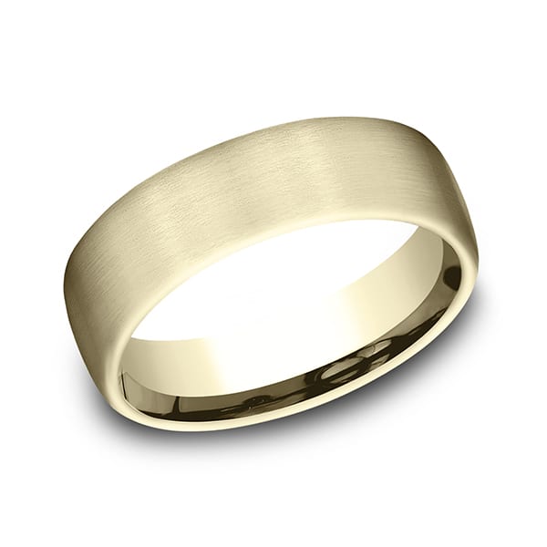 Comfort-Fit Design Wedding Band