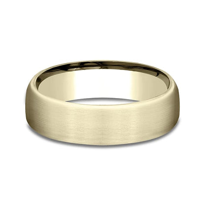 Comfort-Fit Design Wedding Band