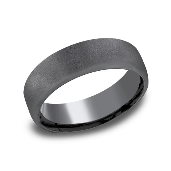 Tantalum Comfort-fit wedding band