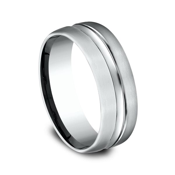 Comfort-Fit Design Wedding Ring