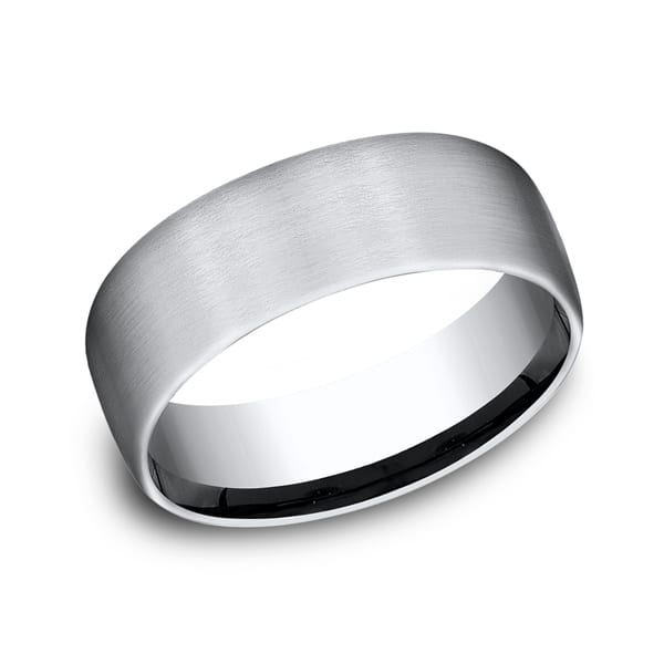 Cobalt Chrome Comfort-Fit Wedding Band
