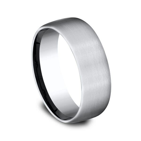 Cobalt Chrome Comfort-Fit Wedding Band