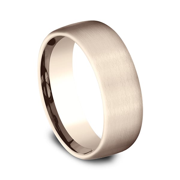 Comfort-Fit Design Wedding Band