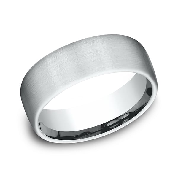 Comfort-Fit Design Wedding Band