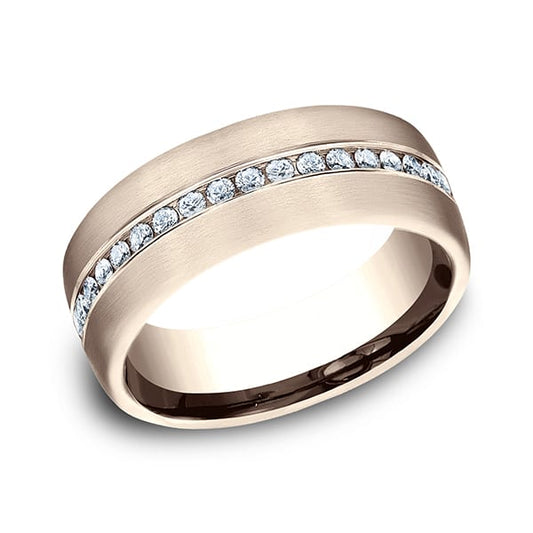 Comfort-Fit Diamond Wedding Ring