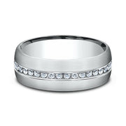 Comfort-Fit Diamond Wedding Ring