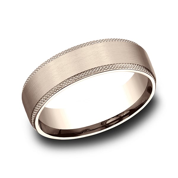 Comfort-Fit Design Wedding Band